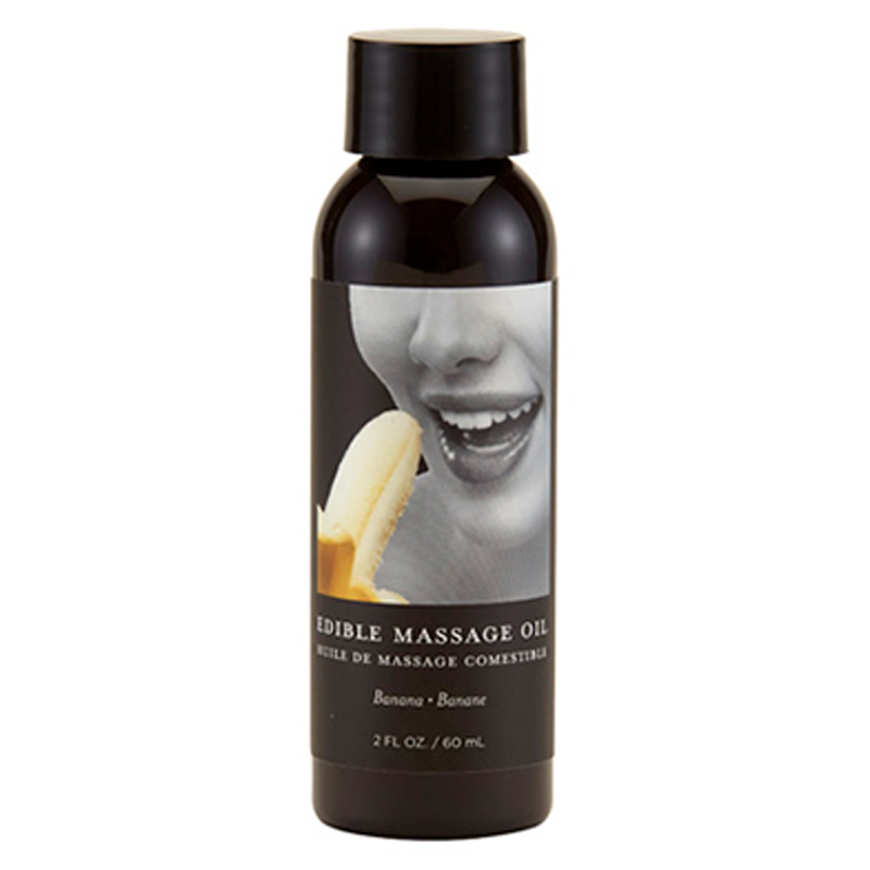 Edible Massage Oil Banana 2 fl oz / 60 ml, perfect for couples sex toys and intimate wellness products.