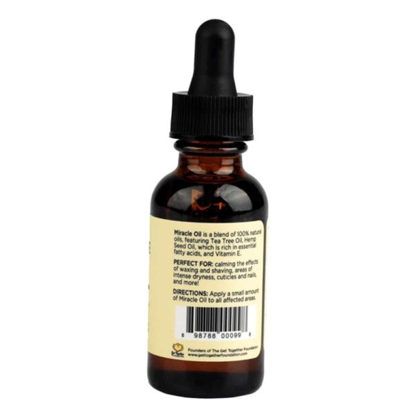 Miracle Oil 1 fl oz / 30 ml for skin soothing and care.