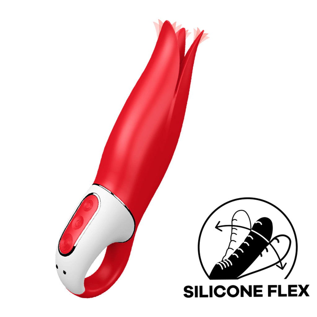 Power Flower - Red vibrator for pleasure in Idaho