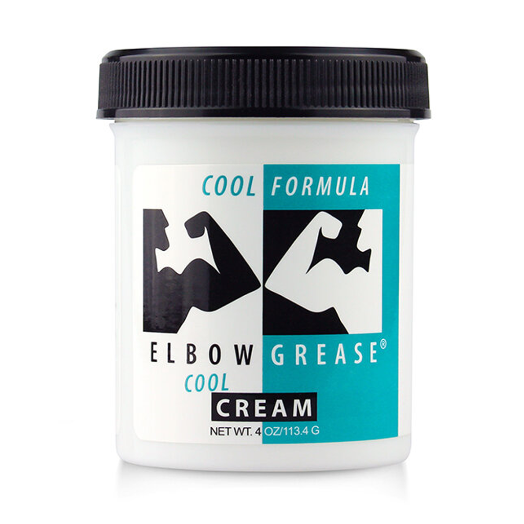 Cool Cream Jar 4oz - premium cream lubricant, enhancing pleasure for adults, not compatible with condoms.