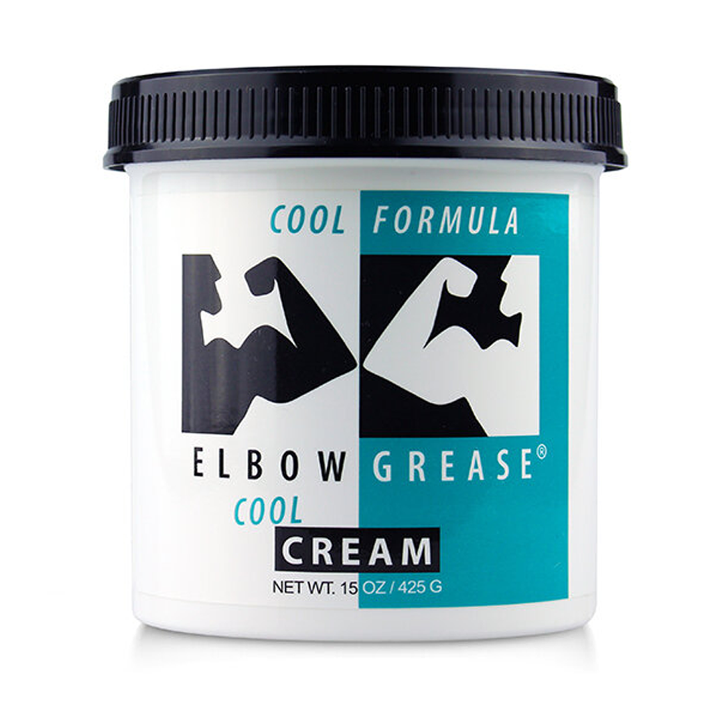 Cool Cream Jar 15oz for enhanced pleasure with menthol, perfect for sexual wellness and adult toys.