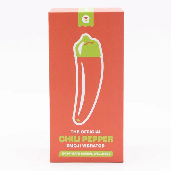 Chili Pepper Emojibator packaging for sex toys Idaho.