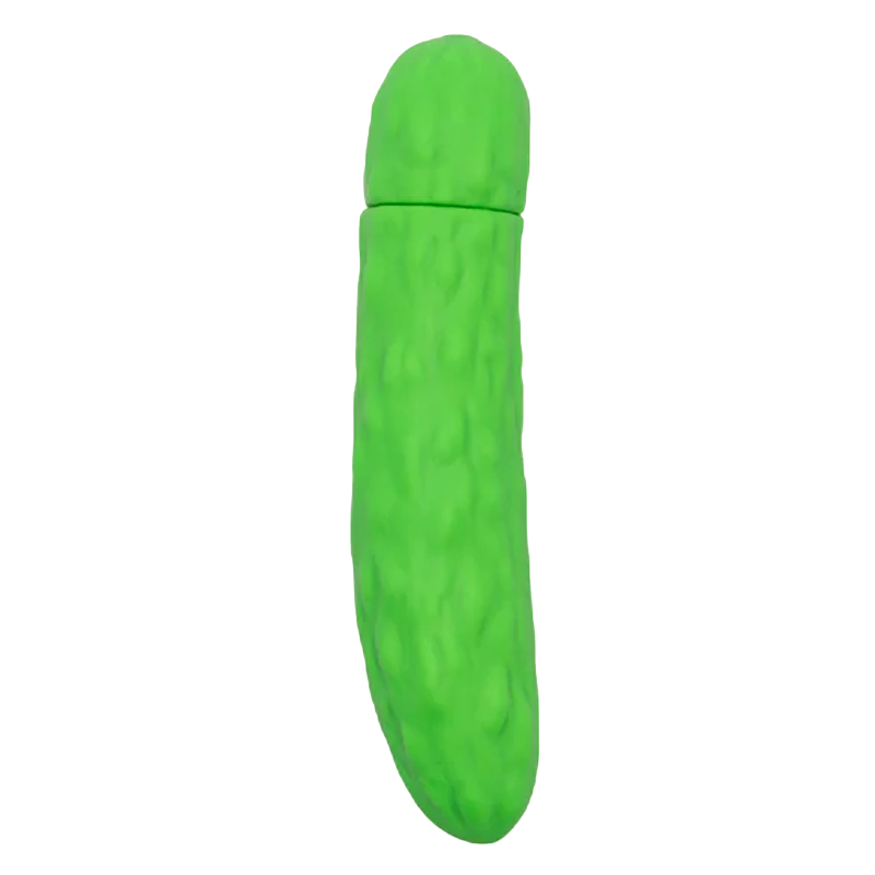 Pickle Emojibator - a unique vibrator for pleasure in Idaho.