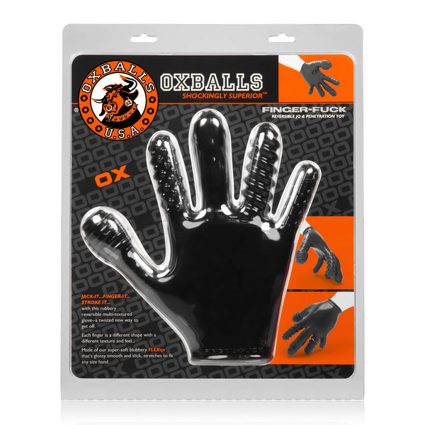 FINGER FUCK glove BLACK packaging for sex toys Idaho