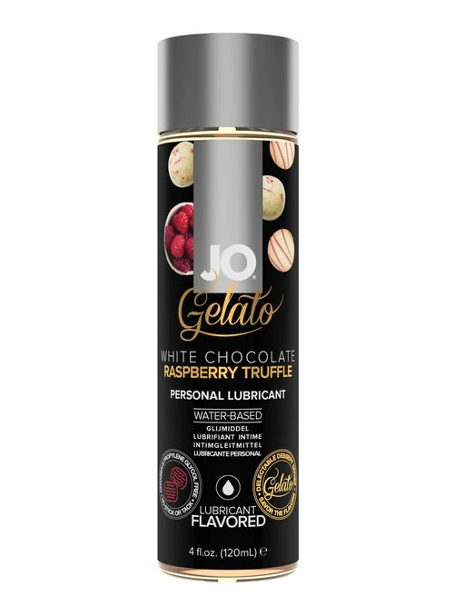 JO Gelato - White Chocolate Raspberry Truffle - Lubricant 4 floz / 120 mL for intimacy - adult toys Idaho