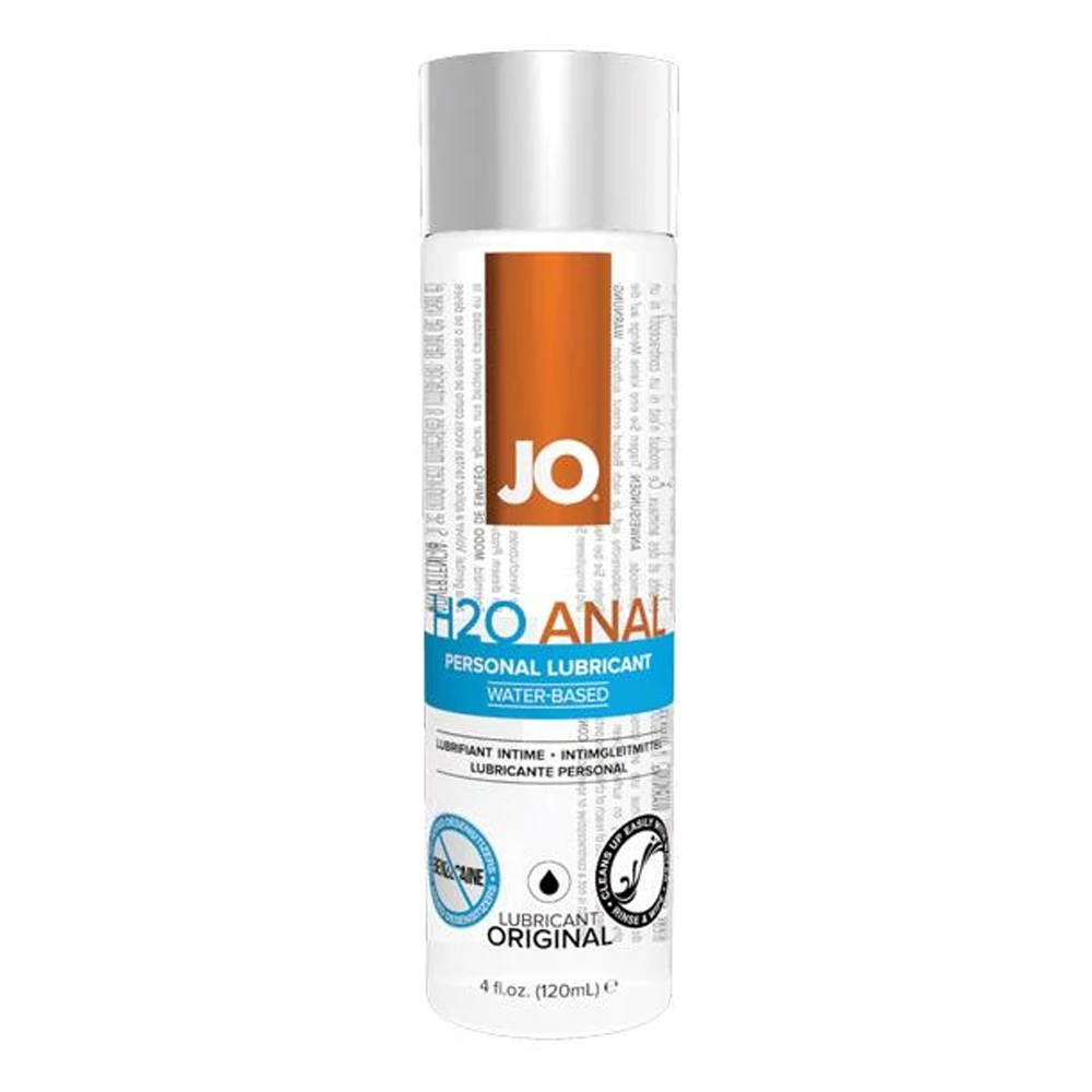 JO Anal H2O Lubricant 4oz for anal play and comfort