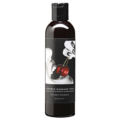 Edible Massage Oil Cherry 8 fl oz / 237 ml for intimacy toys Idaho