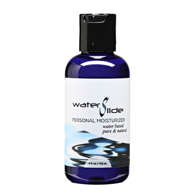 Waterslide Personal Moisturizer 4 fl oz / 118 ml for enhancing pleasure with sex toys, intimate wellness and sexual health.