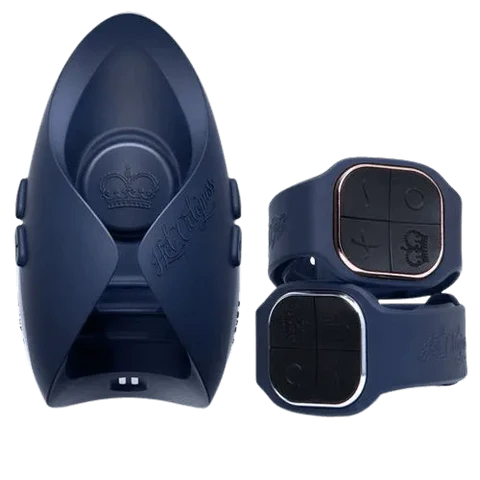 PULSE DUO LUX couples sex toy with two remote controls for ultimate hands-free pleasure.