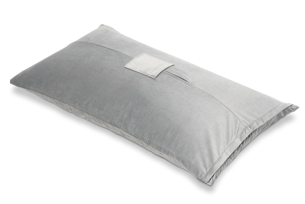 Humphrey Grey Microvelvet pillow for sex toys Idaho use