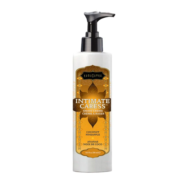 Intimate Caress Shave Cream Coconut Pineapple for smooth skin
