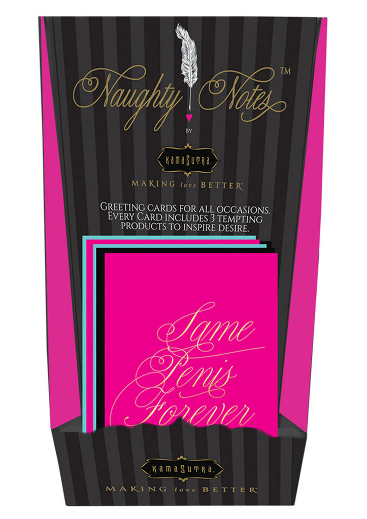 Display - Naughty Notes Card featuring playful greeting cards for adult occasions and intimate wellness.