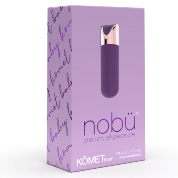 KOMET BABY - PURPLE bullet vibe packaging, premium sex toys for men and women, discreet delivery adult toy.