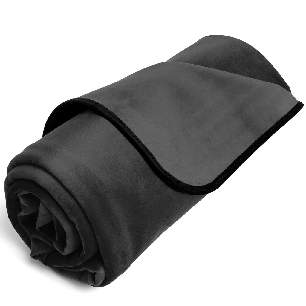 Fascinator Throw Black Velvish - Travel Size for couples in Idaho