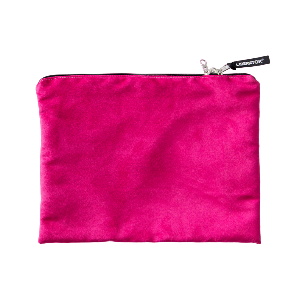Zappa Toy Bag Fuschia Microsuede for discreet toy storage