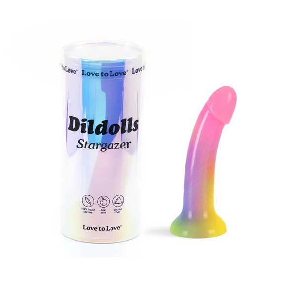 DILDOLLS - STARGAZER in vibrant colors, premium sex toy