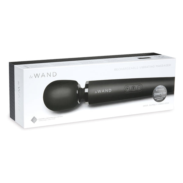 Rechargeable Vibrating Massager - Black packaging, sex toys Idaho