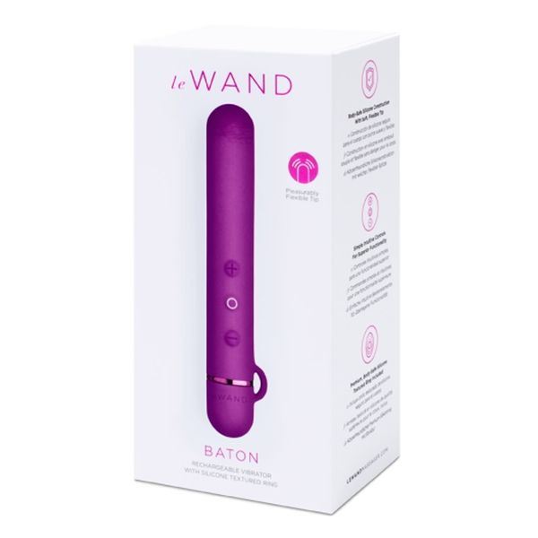 Baton - Dark Cherry vibrator, discreet sex toy Idaho for pleasure.
