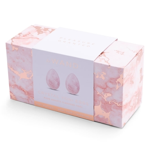 Crystal Yoni Eggs - Rose Quartz packaging for adult toys Idaho