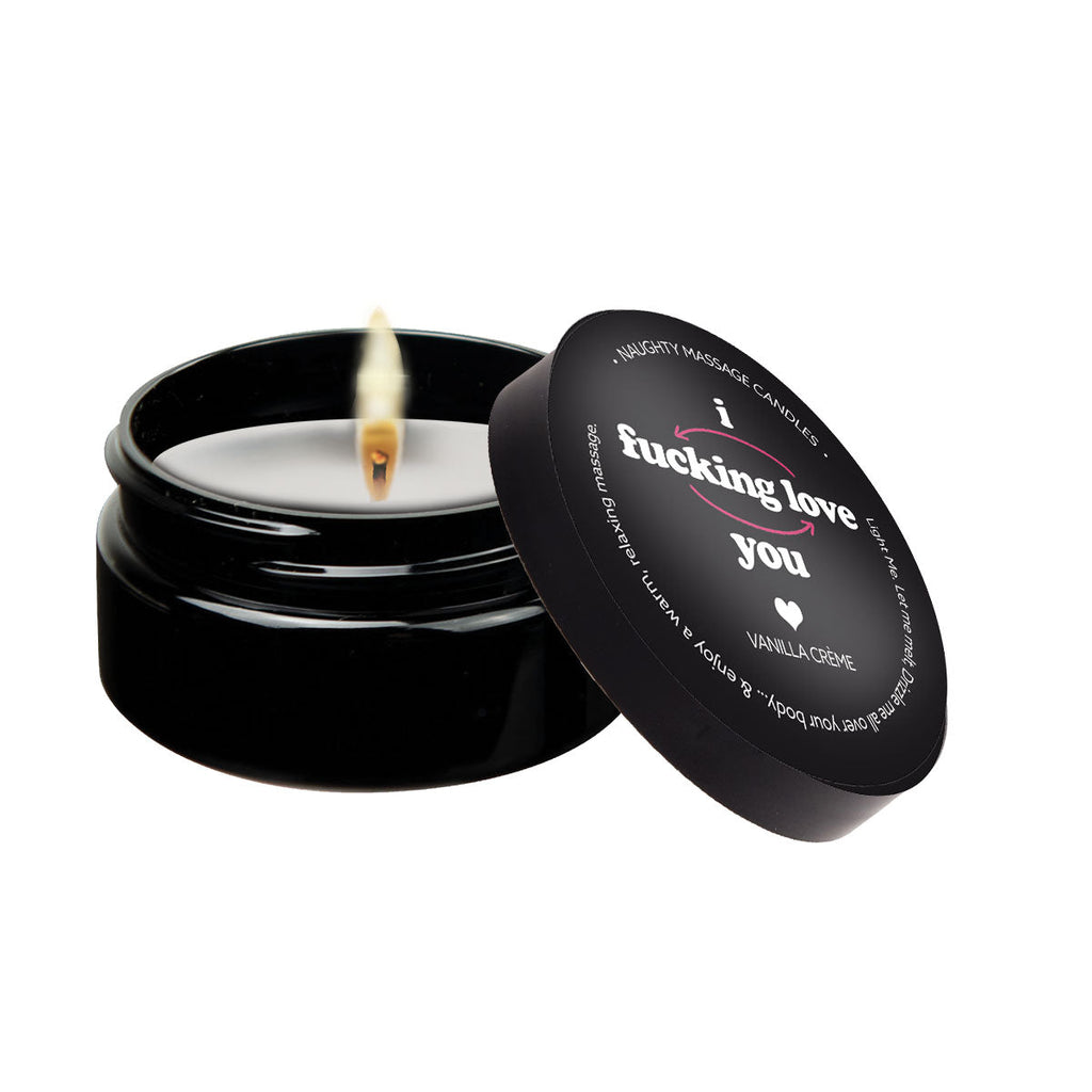 I F*cking Love You - Naughty Mini Massage Candle for intimacy toys Idaho