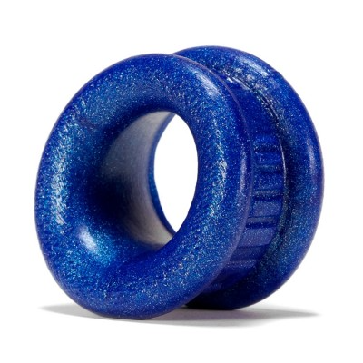 NEO ANGLE, ballstretcher - BLUEBALLS METALLIC in blue silicone