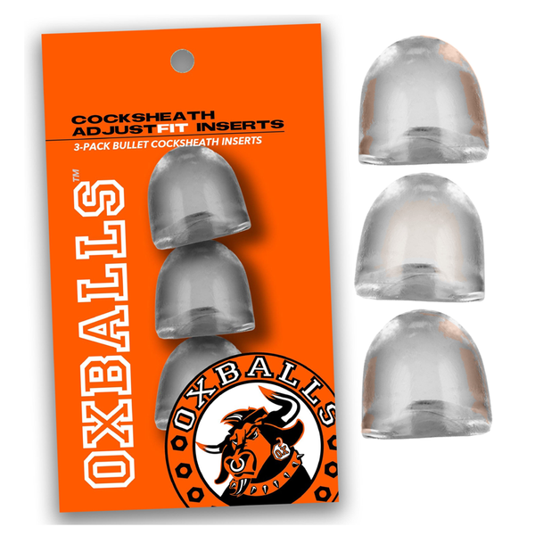 ADJUSTFIT INSERT 3-pack cocksheath inserts - Clear for sex toys Idaho