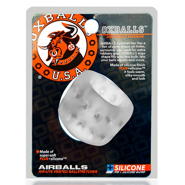 AIRBALLS air-lite ballstretcher CLEAR ICE for sex toys Idaho