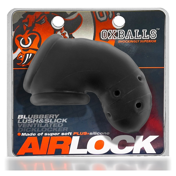 AIRLOCK, air-lite vented chastity, BLACK ICE sex toys Idaho