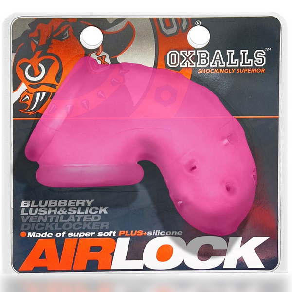AIRLOCK, air-lite vented chastity, PINK ICE - premium sex toys Idaho