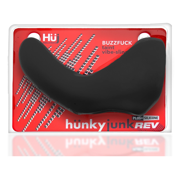 BUZZFUCK, sling with taint vibe, TAR ICE - premium sex toy