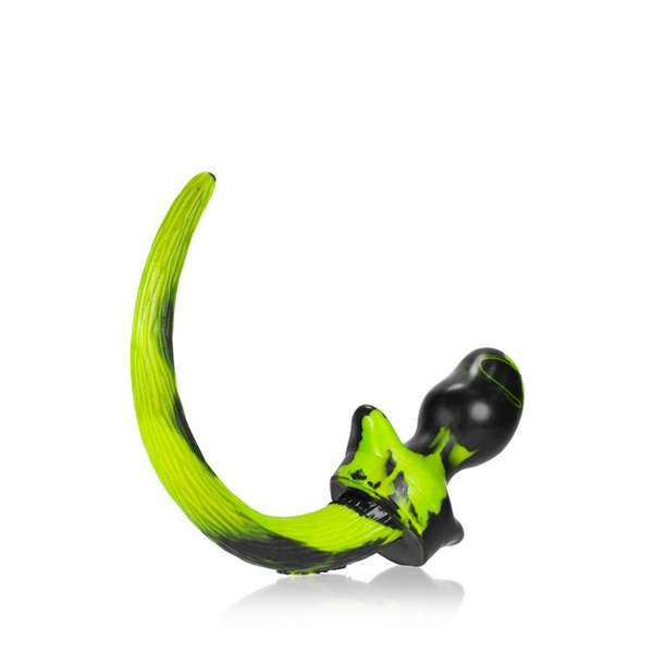 BEAGLE, puppy tail buttplug, ACID SWIRL, Medium for pleasure in Idaho