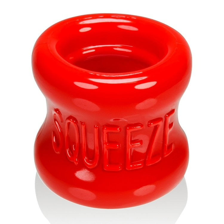SQUEEZE, ballstretcher, RED for pleasure toys Idaho, adult store Boise