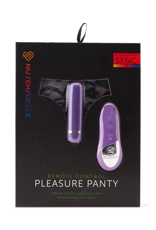 REMOTE CONTROL PLEASURE PANTY - PURPLE with Vibrator