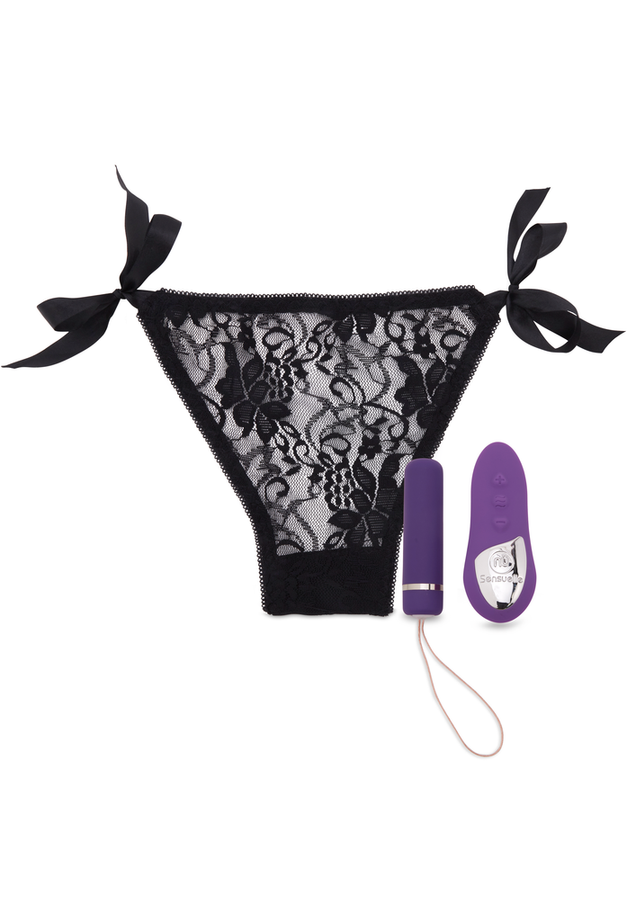 PLEASURE PANTY - PURPLE with remote-controlled vibe, adult toys Idaho