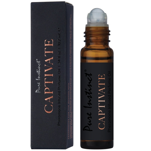 Captivate -10.2ml Pure Instinct Men's Collection Pheromone Perfume Oil for intimacy toys Idaho