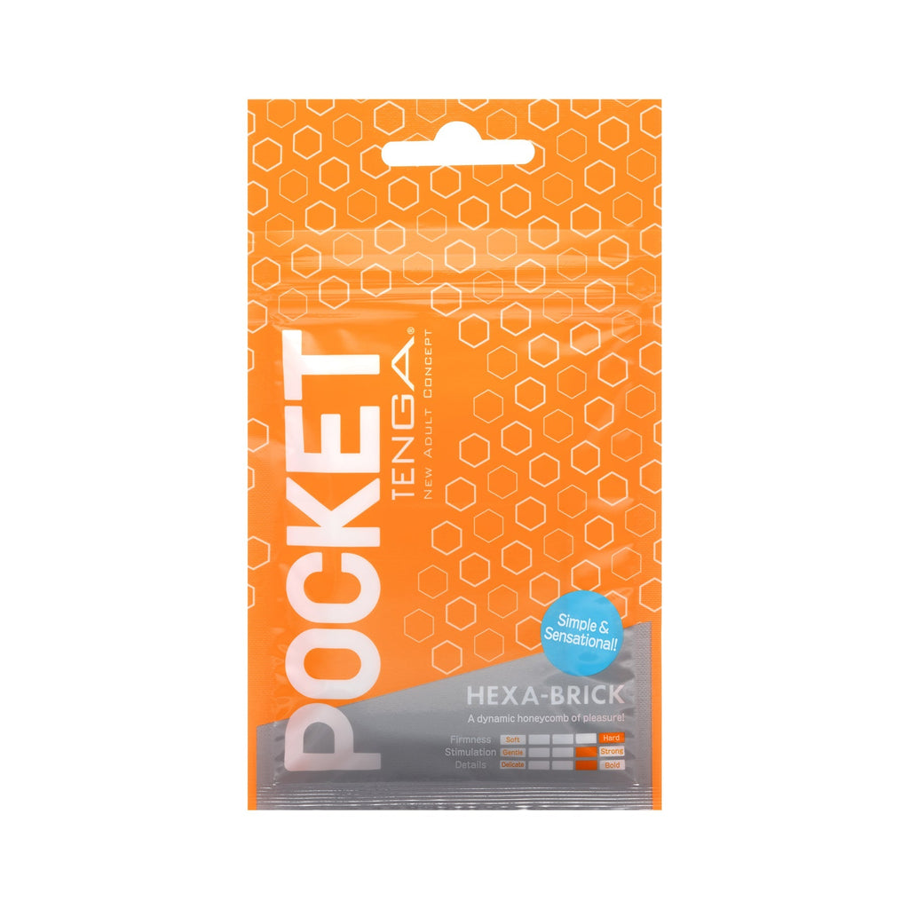 POCKET TENGA HEXA-BRICK packaging for discreet pleasure toys Idaho.