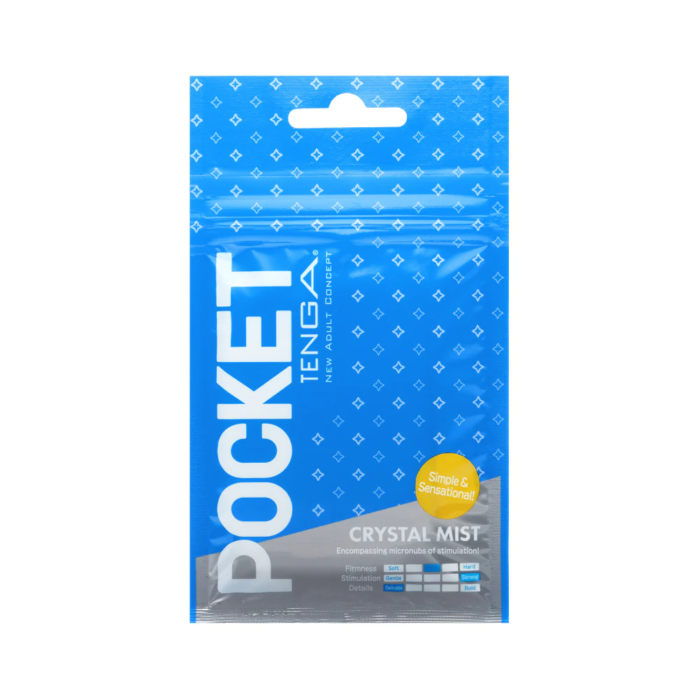 POCKET TENGA CRYSTAL MIST packaging for discreet pleasure toys Idaho