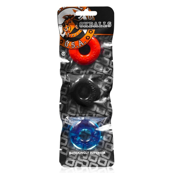 RINGER, 3-pack of DO-NUT-1 - MULTI, premium sex toys Idaho