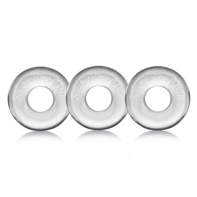 RINGER, 3-pack of DO-NUT-1 - CLEAR from Boise sex shop