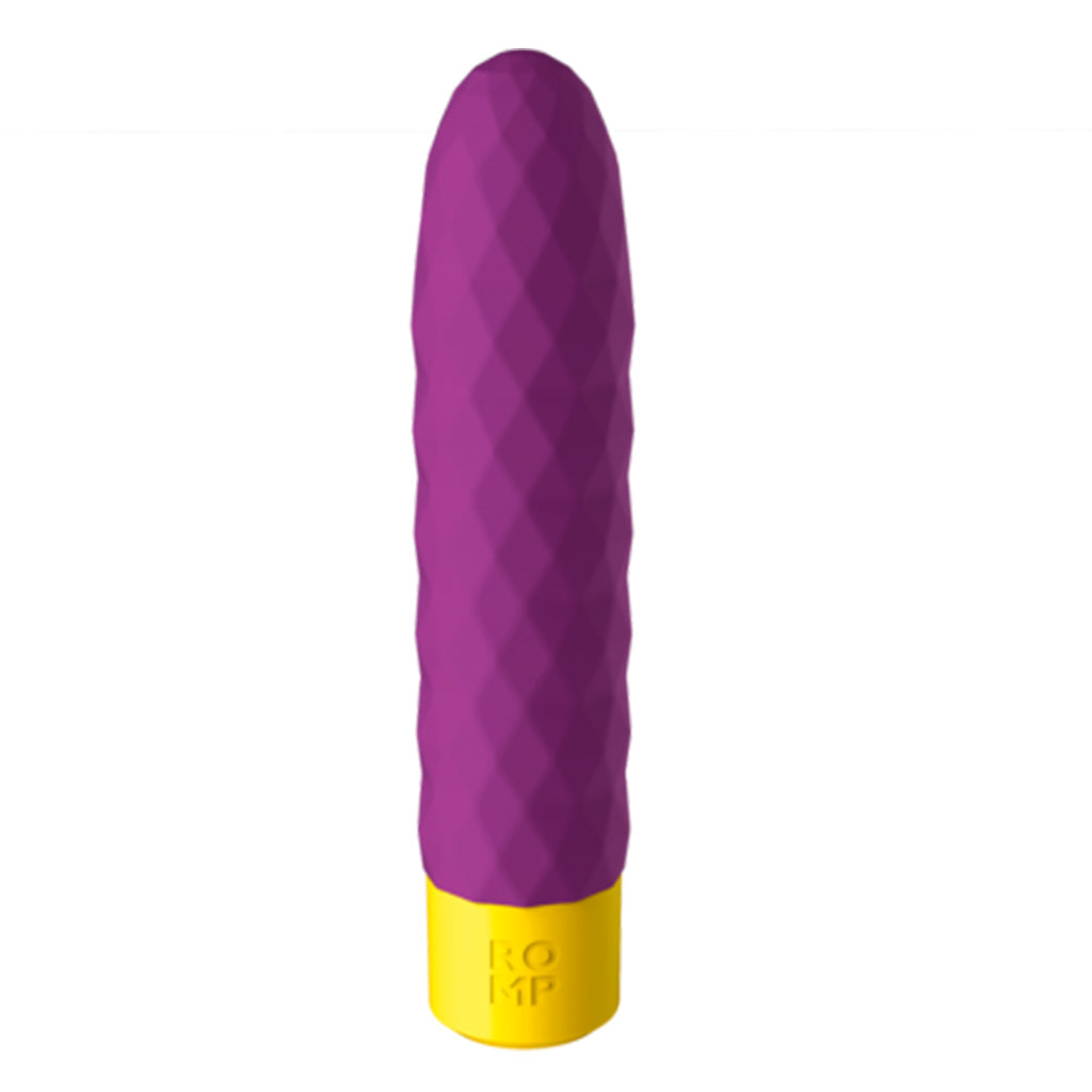ROMP Beat compact vibrator in purple for precision pleasure, sex toys Idaho