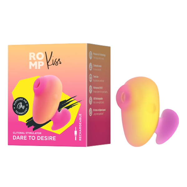 ROMP Kiss clitoral stimulator, best sex toys Idaho, discreet pleasure.