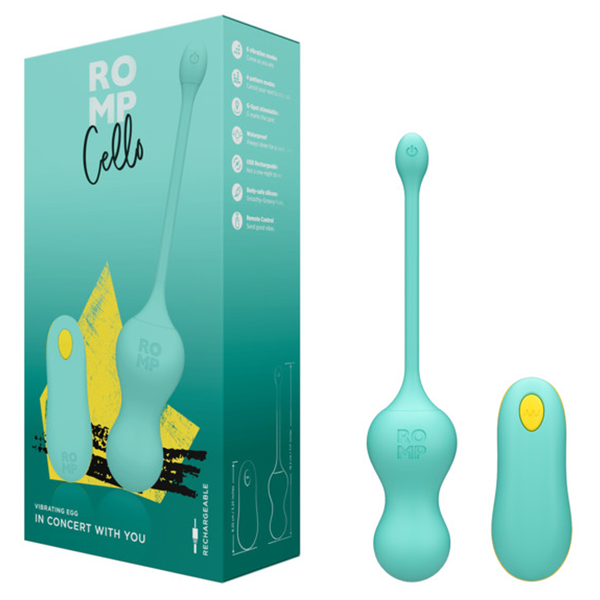 ROMP Cello remote-controlled vibrator, sex toys Idaho