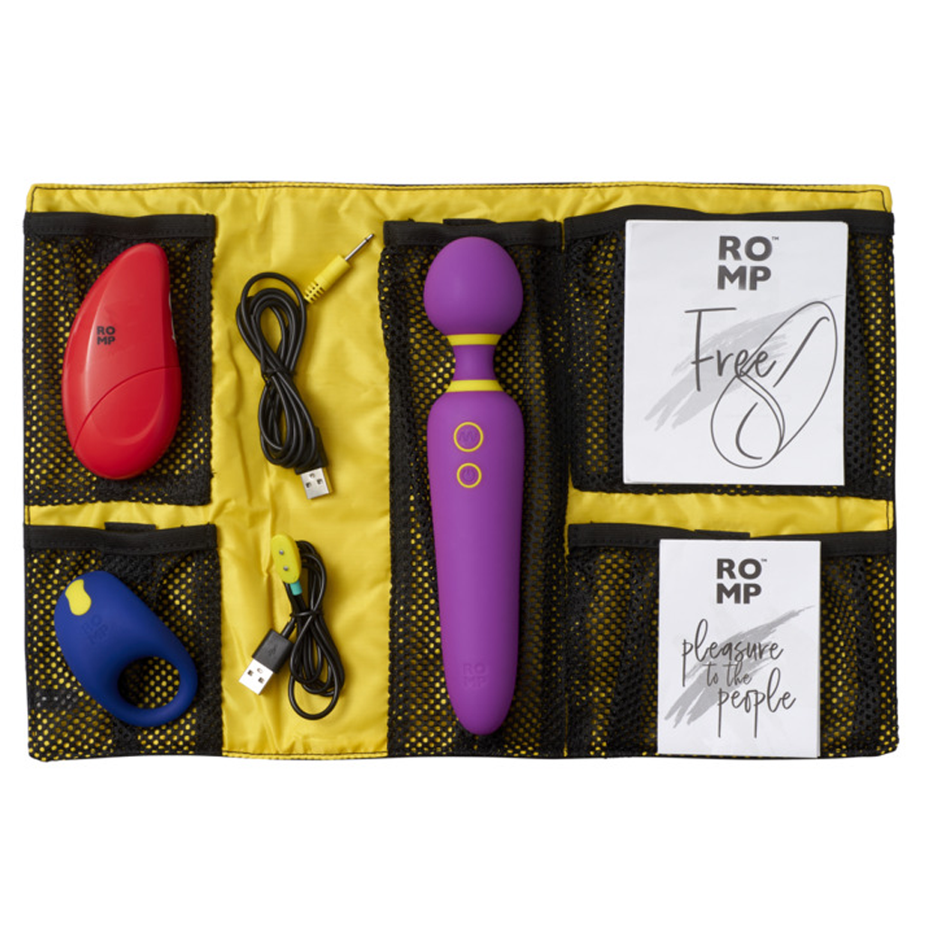 Pleasure Kit featuring vibrators and accessories for couples.