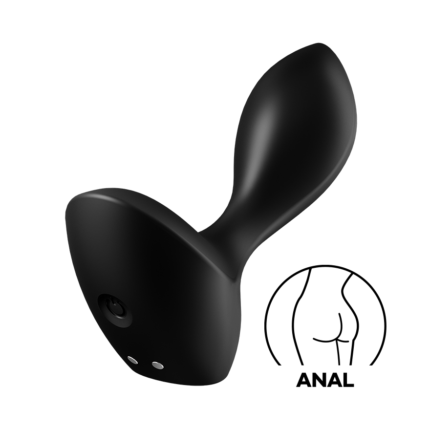 Backdoor Lover - Black anal vibrator, best sex toys Idaho