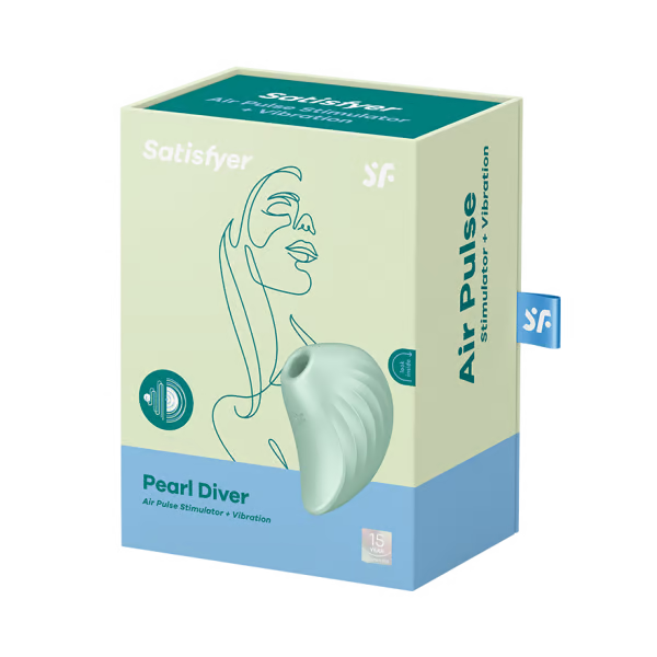Satisfyer Pearl Diver - Mint packaging for adult toys Idaho.
