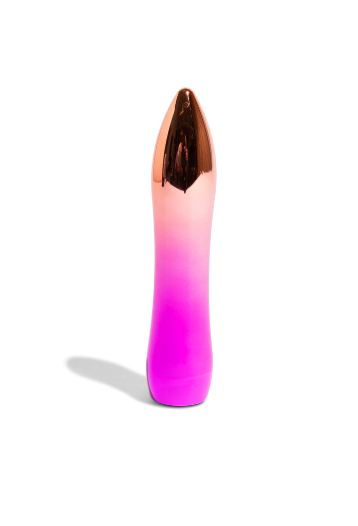 ALUMINIUM 60SX AMP BULLET in rainbow ombre finish, sex toys Idaho.