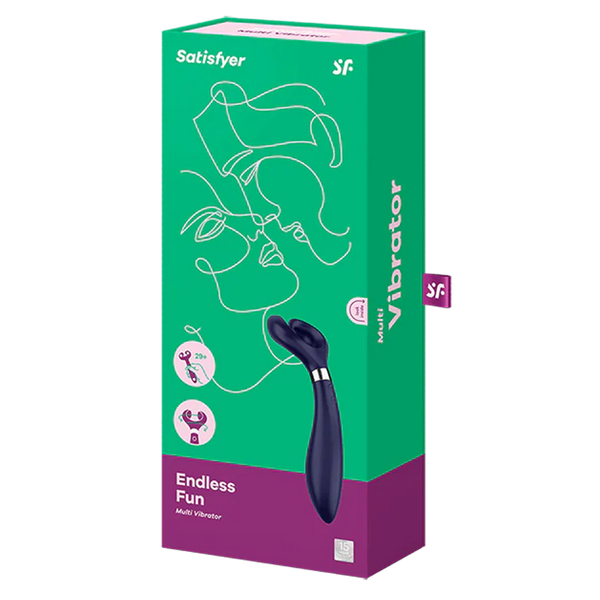 Satisfyer Endless Fun - Blue vibrator for couples play in Idaho