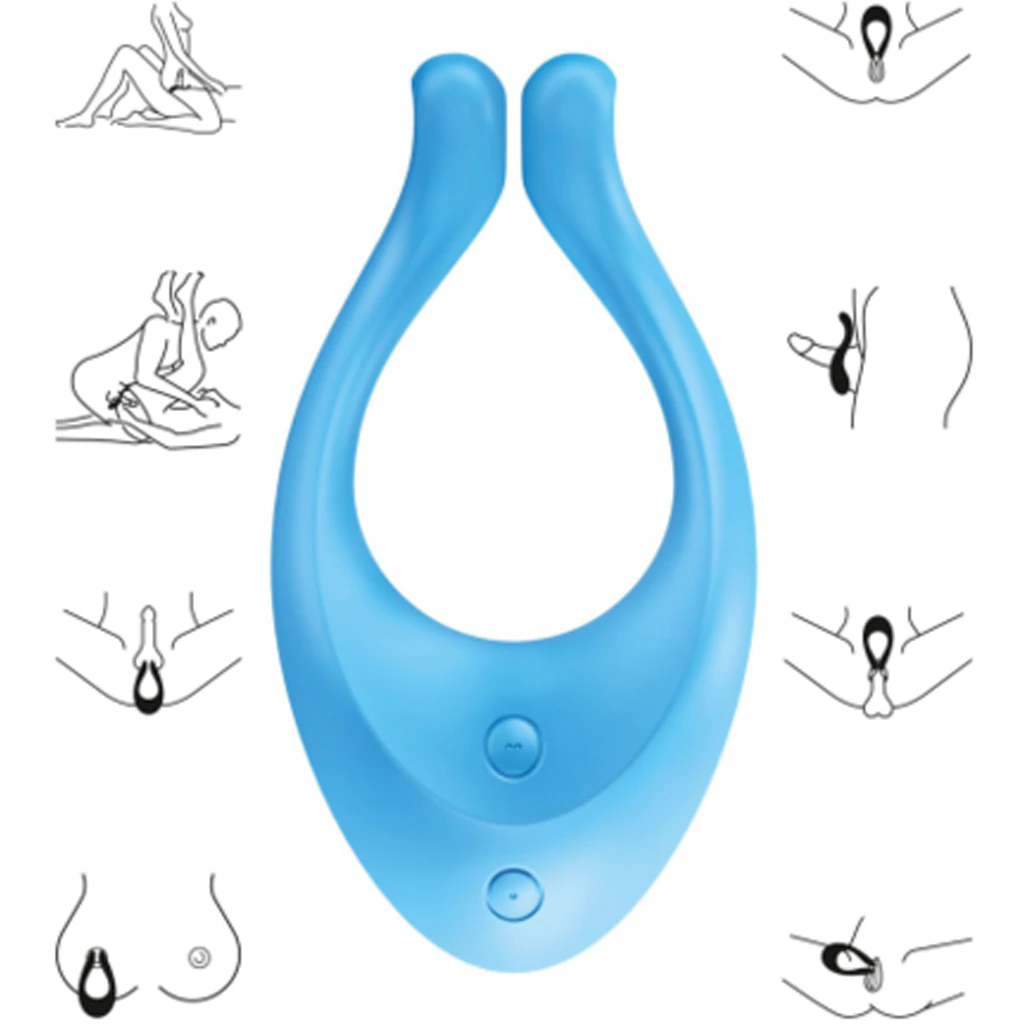 Endless Love - light blue versatile sex toy for couples