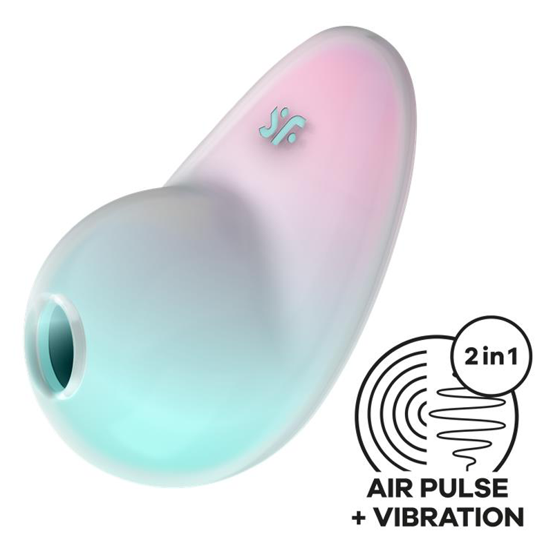 Pixie Dust - Mint/Pink touchless clitoral vibrator for pleasure toys Idaho