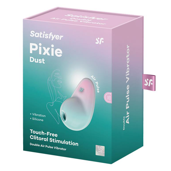 Pixie Dust - Mint/Pink vibrator packaging in Idaho sex shop